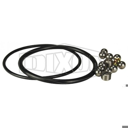 Dixon Seal Kit, 4 in OD, Buna-N, Domestic 4RKOBU